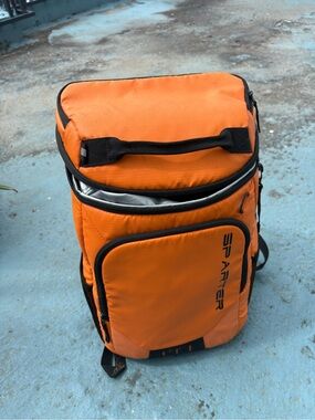 Parker Bright Orange Men’s Backpack with Black Trim